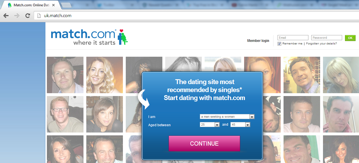 Register match com 