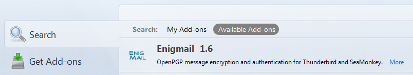 Enigmail Add-on