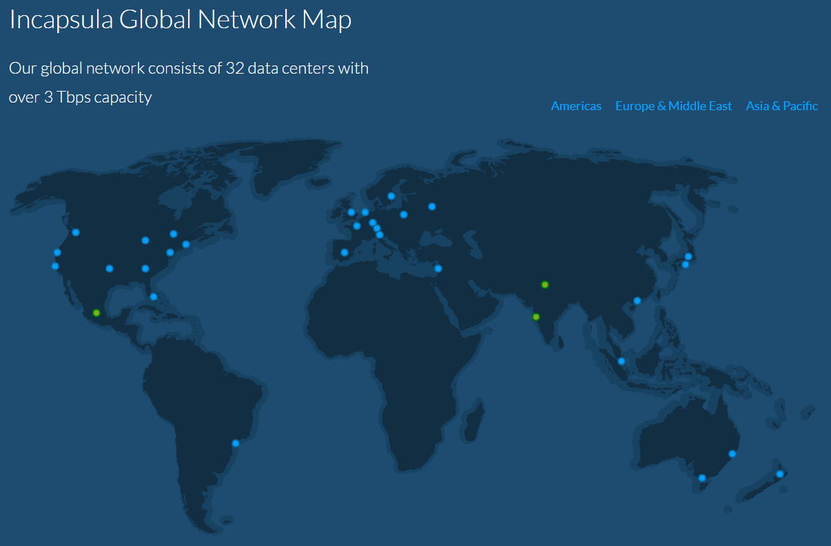incapsula network map