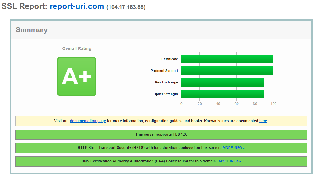 Report URI Penetration Test 2023