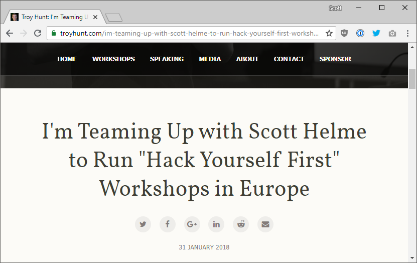 Delivering Hack Yourself First and finding real issues whilst training