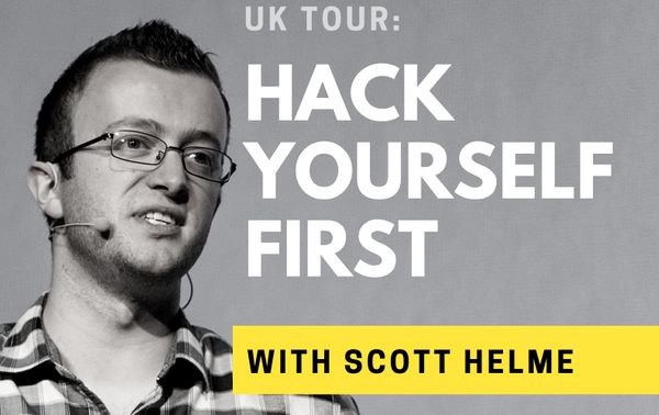 The Hack Yourself First UK Tour now has Hotel Packages